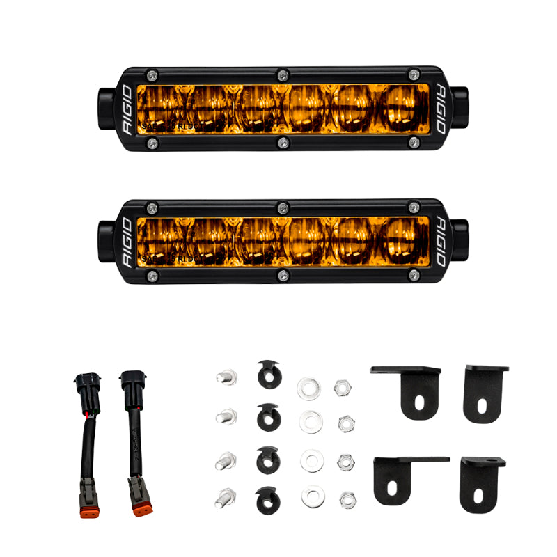 Load image into Gallery viewer, Rigid Industries | 2022+ Toyota Tundra 6in SR-Series Selective Yellow Fog Light Kit

