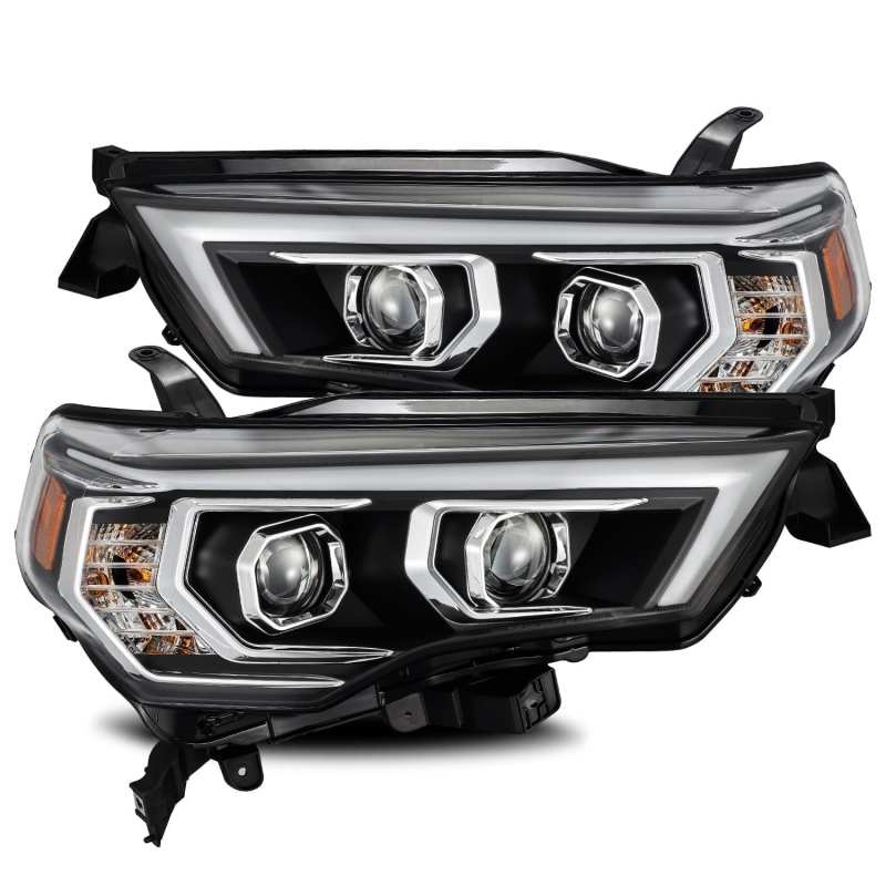 Load image into Gallery viewer, AlphaRex 14-20 Toyota 4Runner LUXX LED Proj Headlights Plank Style Black w/Activ Light/Seq Signal
