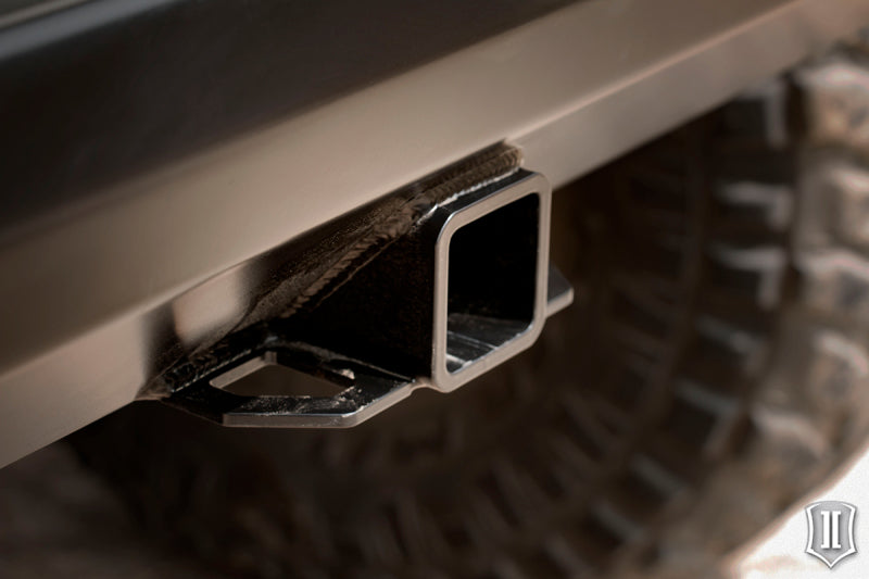Load image into Gallery viewer, ICON 07-18 Jeep Wrangler JK Comp Series Rear Bumper w/Hitch/Tabs

