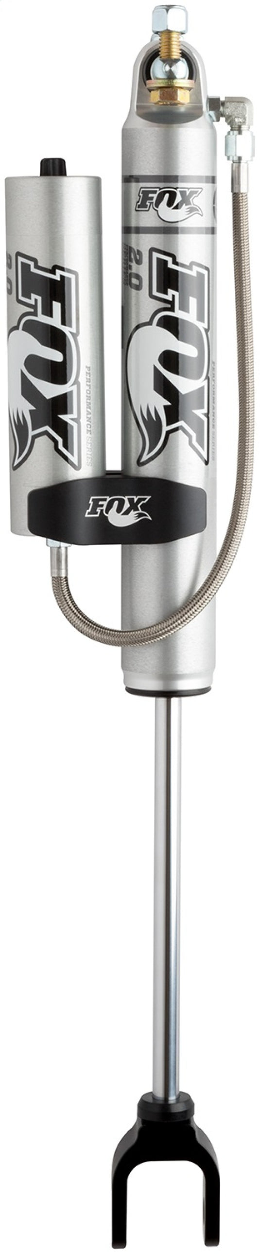 Fox | 2011-2019 GM 2500 / 3500 HD 2.0 Performance Series Smooth Body Remote Reservoir Front Shock | 7-9 Inch Lift