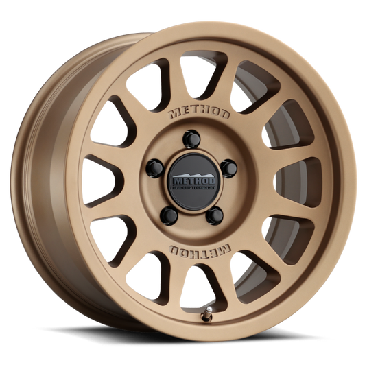 Method | MR703 17x7.5 +50mm Offset 5x130 78.1mm CB Method | Bronze Wheel