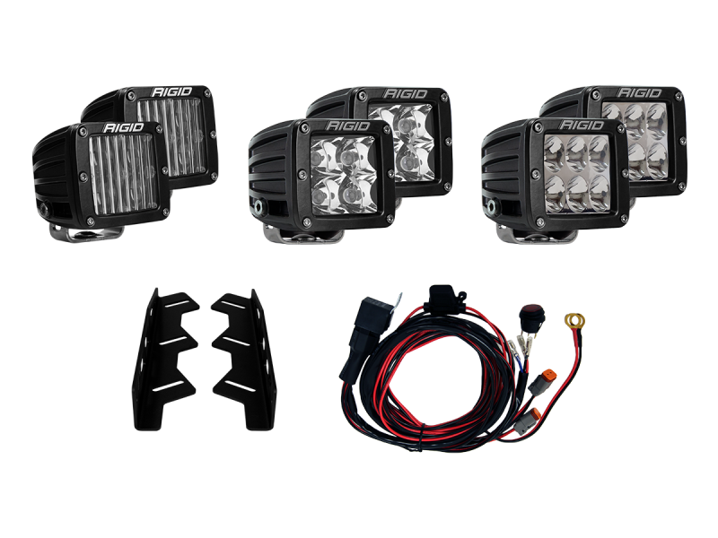 Load image into Gallery viewer, Rigid Industries | 2017-2020 Ford Raptor - Fog Light Kit - Mounts 6 D-Series
