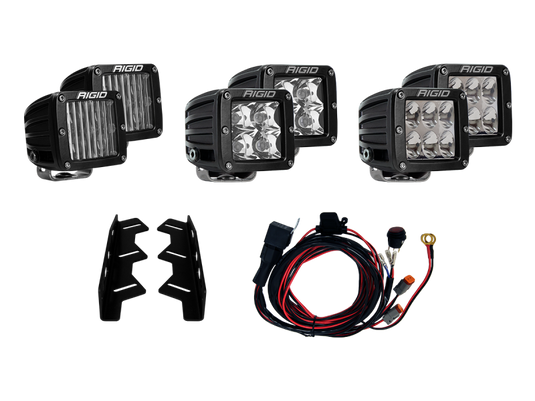 Rigid Industries | 2017-2020 Ford Raptor - Fog Light Kit - Mounts 6 D-Series