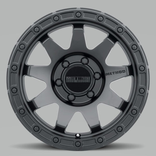 Method | MR317 17x8.5 0mm Offset 6x5.5 106.25mm CB Matte Black Wheel