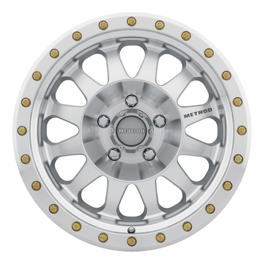 Method | MR304 Double Standard 17x8.5 0mm Offset 5x5.5 108mm CB Machined/Clear Coat Wheel