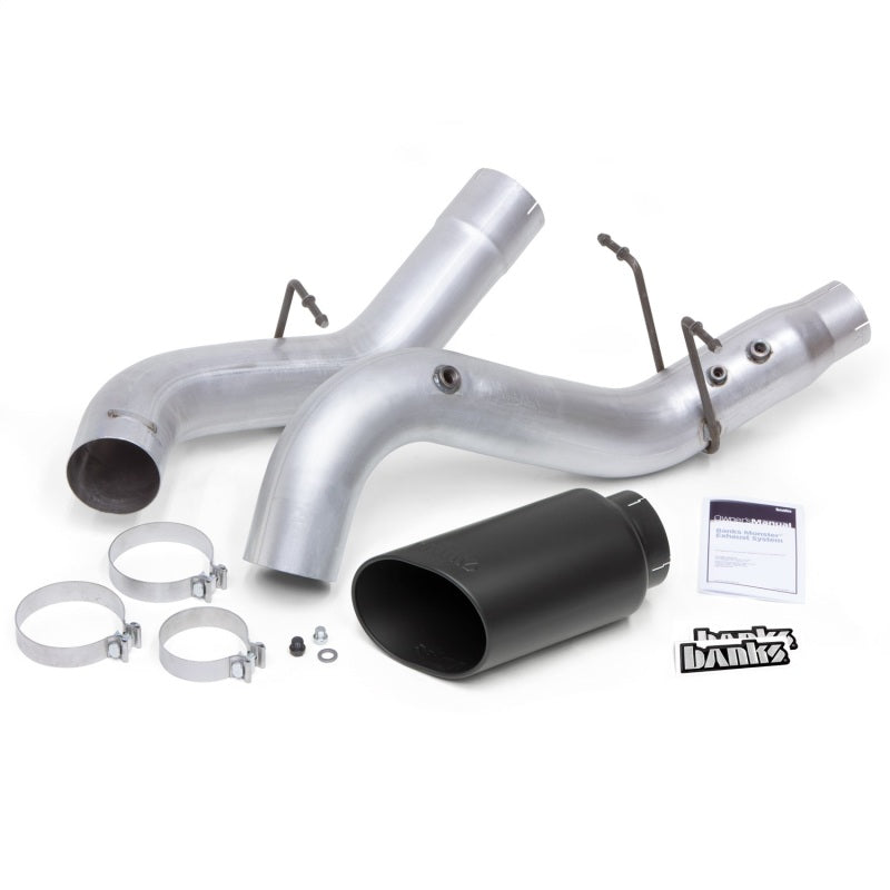 Load image into Gallery viewer, Banks Power | 2017-2019 Chevrolet Duramax L5P 2500 / 3500 Monster Exhaust System With Black Tip
