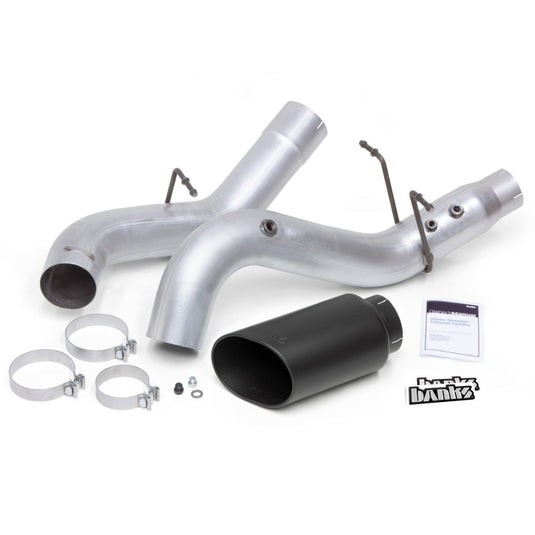 Banks Power | 2017-2019 Chevrolet Duramax L5P 2500 / 3500 Monster Exhaust System With Black Tip