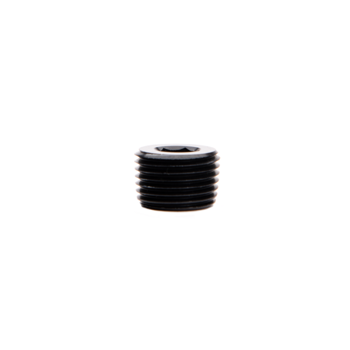 Fleece | Universal 1 / 2in NPT Hex Socket Plug - Black