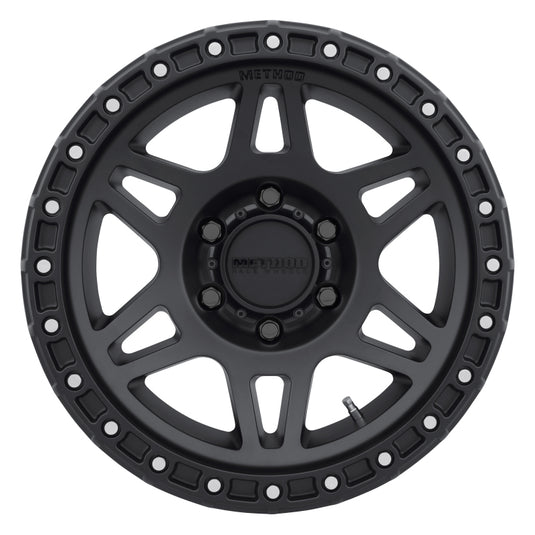 Method | MR312 17x8.5 0mm Offset 6x5.5 106.25mm CB Matte Black Wheel