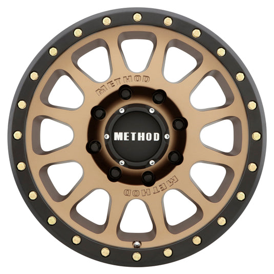 Method | MR305 NV HD 18x9 +18mm Offset 8x6.5 130.81mm CB Method | Bronze/Black Street Loc Wheel