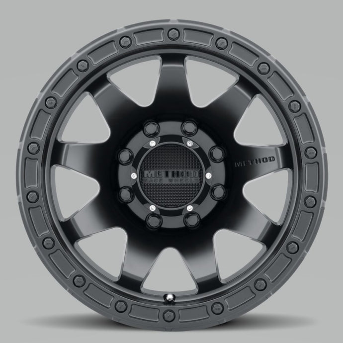 Method | MR317 20x9 +18mm Offset 8x180 130.81mm CB Matte Black Wheel