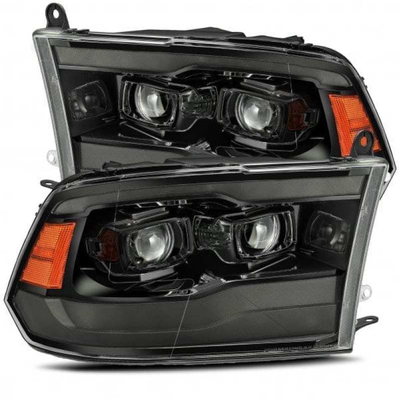 Load image into Gallery viewer, AlphaRex 09-18 Dodge Ram 1500 PRO-Series Projector Headlights Plank Style Alpha Blk w/Seq Signal/DRL
