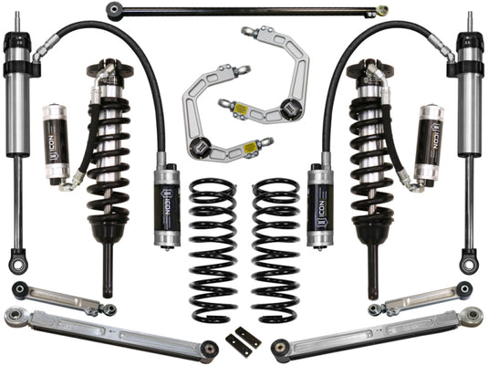 ICON | 2010-2014 Toyota FJ Cruiser / 2010+ 4Runner Stage 7 Suspension System With Billet UCA | 0-3.5 Inch