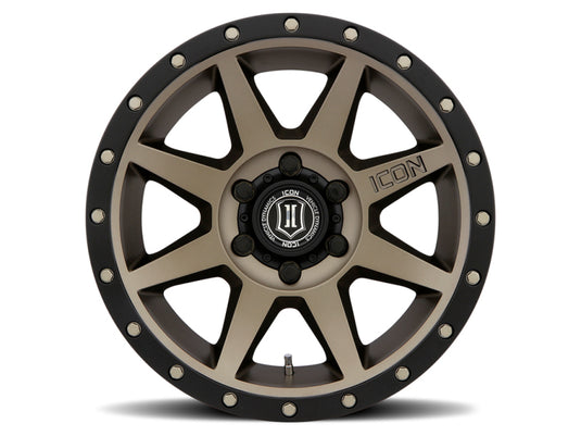 ICON Rebound 17x8.5 6x5.5 25mm Offset 5.75in BS 93.1mm Bore Bronze Wheel