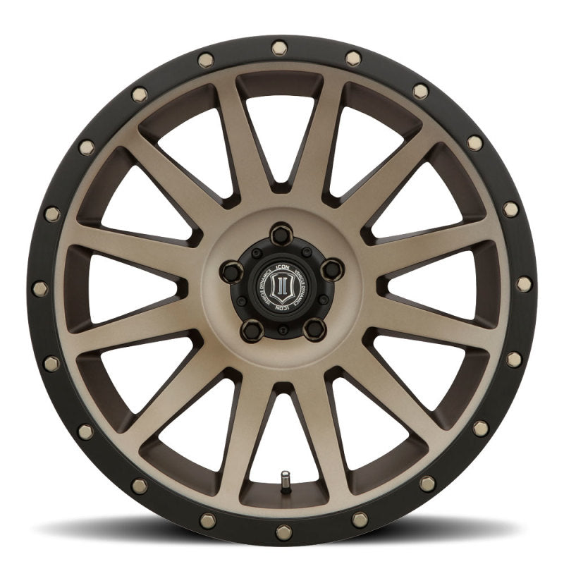 Load image into Gallery viewer, ICON Compression 20x10 5x5 -12mm Offset 5in BS 71.5mm Bore Bronze Wheel
