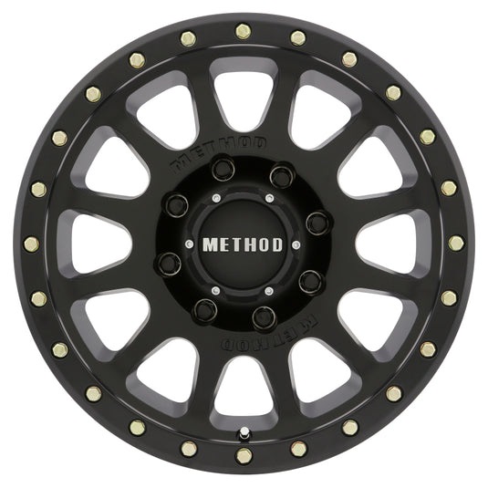 Method | MR305 NV HD 18x9 +18mm Offset 8x170 130.81mm CB Matte Black Wheel