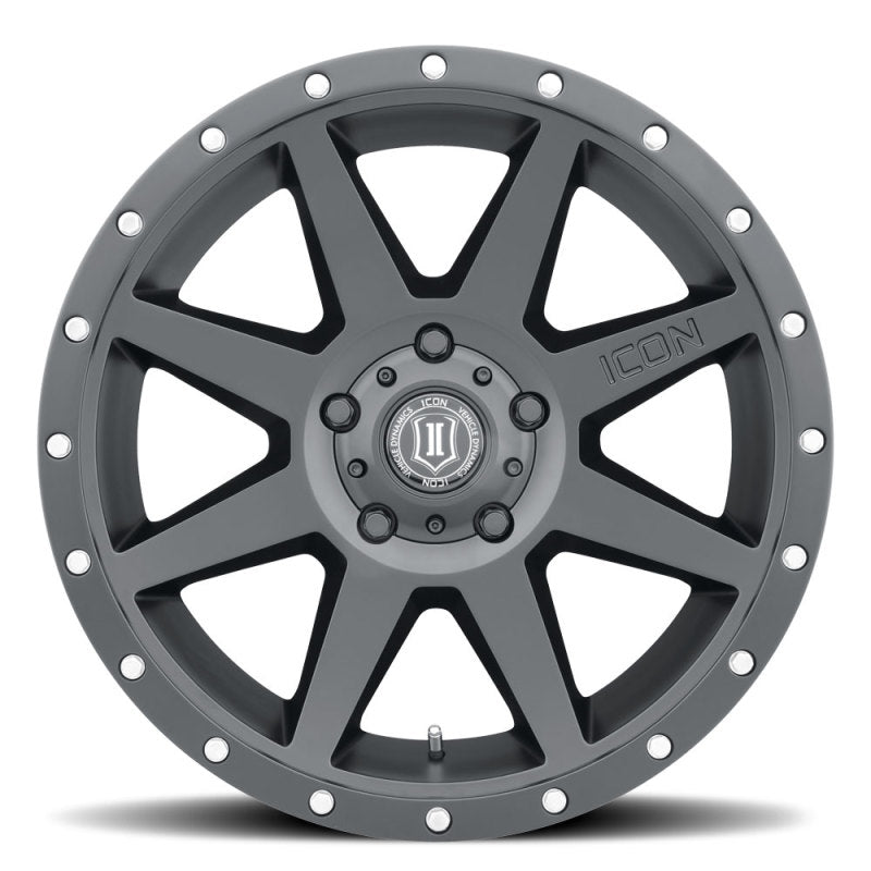 Load image into Gallery viewer, ICON Rebound 20x9 5x150 16mm Offset 5.625in BS Satin Black Wheel
