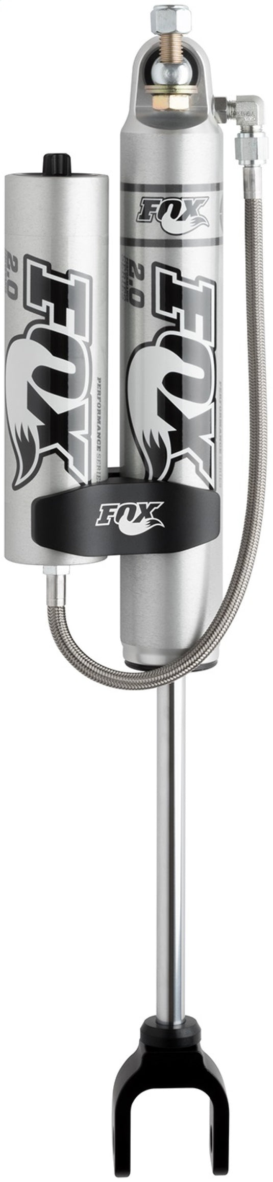Fox | 2011-2019 GM 2500 / 3500 HD 2.0 Performance Series Smooth Body Remote Reservoir Front Shock | 4-6 Inch Lift