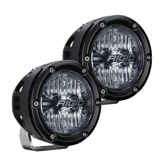 Rigid Industries | 360-Series 4 Inch LED Off-Road Drive Beam - Amber Backlight (Pair)