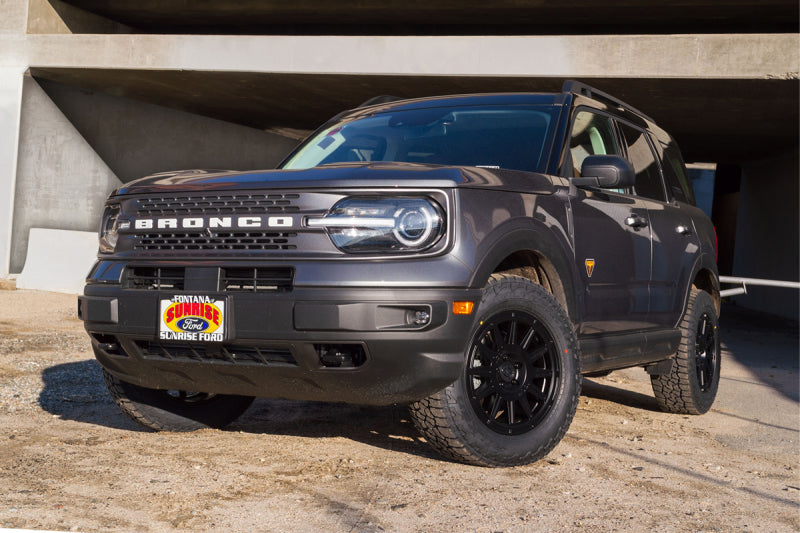 Load image into Gallery viewer, ICON Ricochet 17x8 5x108 38mm Offset 6in BS Satin Black Wheel
