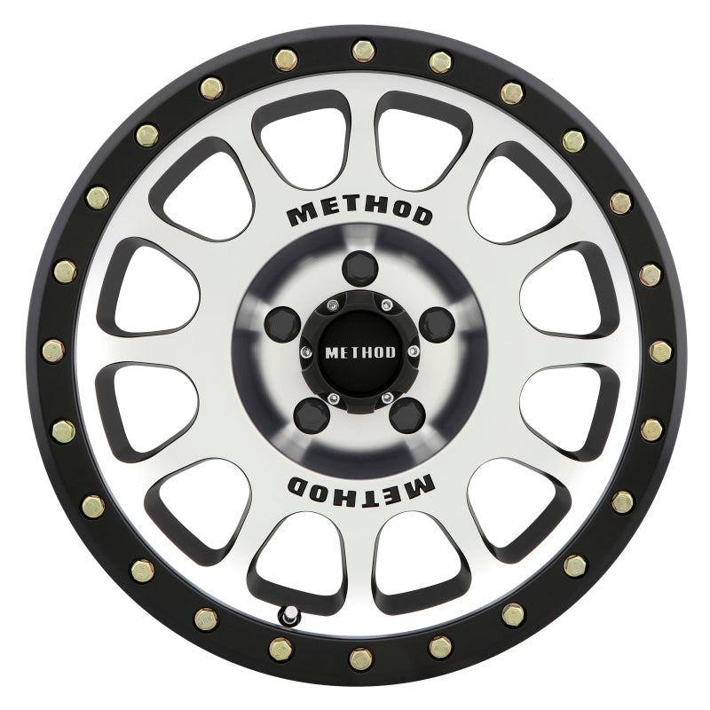 Load image into Gallery viewer, Method | MR305 NV 17x8.5 0mm Offset 5x5.5 108mm CB Machined/Black Street Loc Wheel
