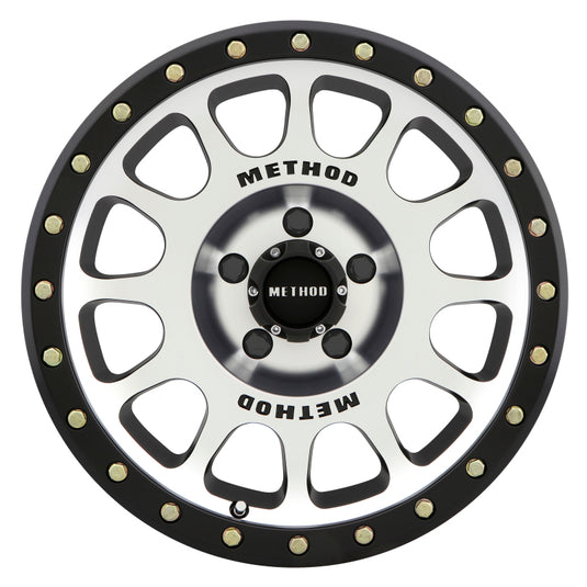 Method | MR305 NV 17x8.5 0mm Offset 5x150 116.5mm CB Machined/Black Street Loc Wheel