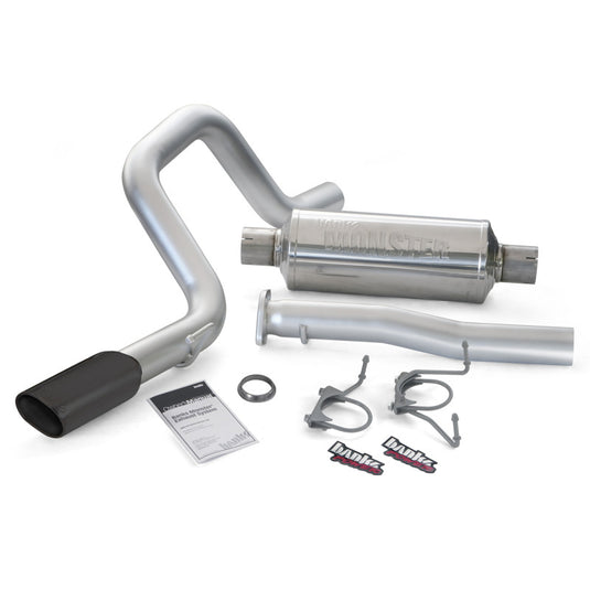 Banks Power | 2007-2014 Toyota FJ Cruiser 4.0L Monster Exhaust System - 3 Inch SS Single Exhaust With Black Tip