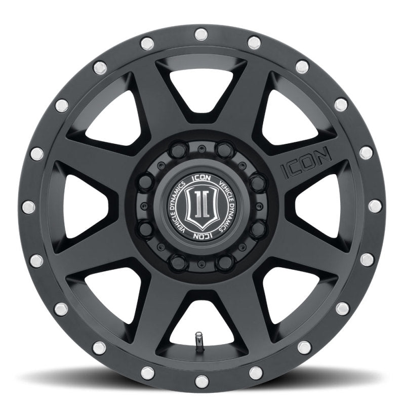 Load image into Gallery viewer, ICON Rebound 17x8.5 8x170 6mm Offset 5in BS 125mm Bore Satin Black Wheel
