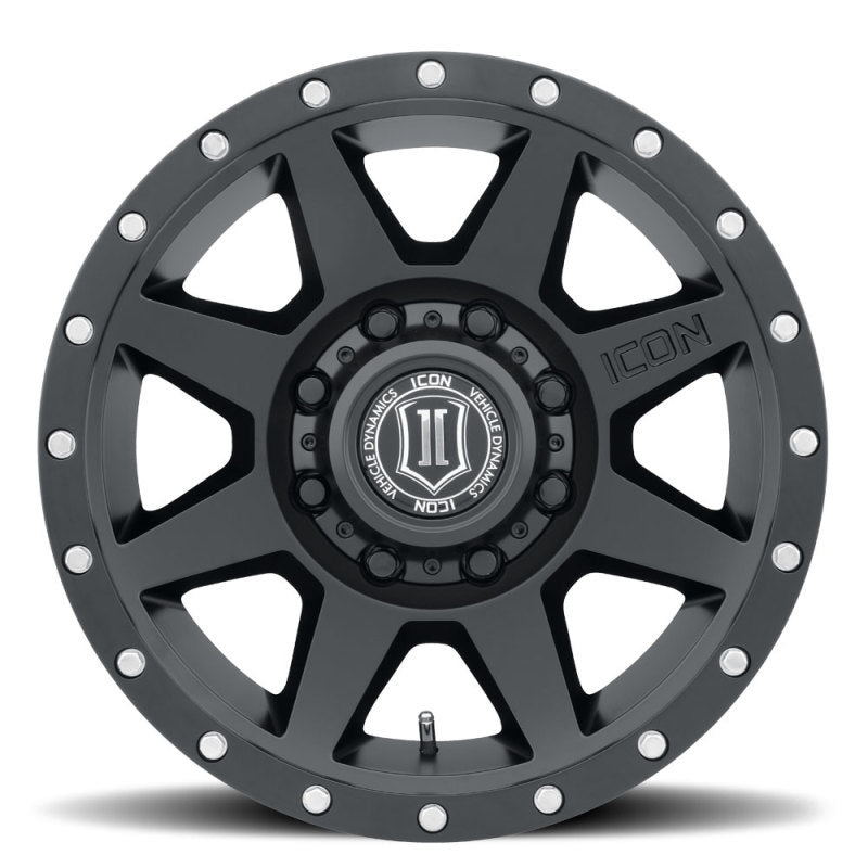 Load image into Gallery viewer, ICON Rebound HD 18x9 8x180 12mm Offset 5.5in BS 124.2mm Bore Satin Black Wheel
