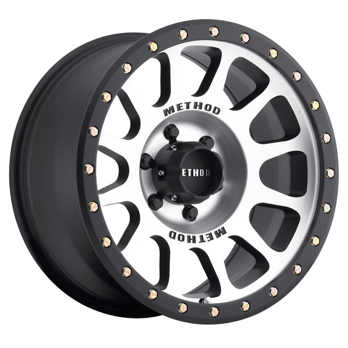 Method | MR305 NV 18x9 -12mm Offset 6x5.5 108mm CB Machined/Black Street Loc Wheel