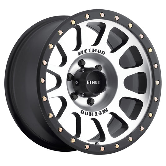 Method | MR305 NV 18x9 -12mm Offset 6x5.5 108mm CB Machined/Black Street Loc Wheel