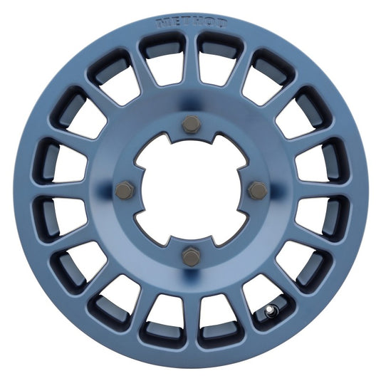 Method | MR407 15x6 5+1/+51mm Offset 5x4.5 77mm CB Bahia Blue Wheel