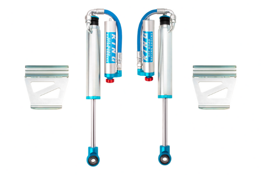 King Shocks | 2003-2009 Lexus GX470 - Coil Spring Conversion Only - Rear 2.5 Remote Res Shock With Adjusters - Pair