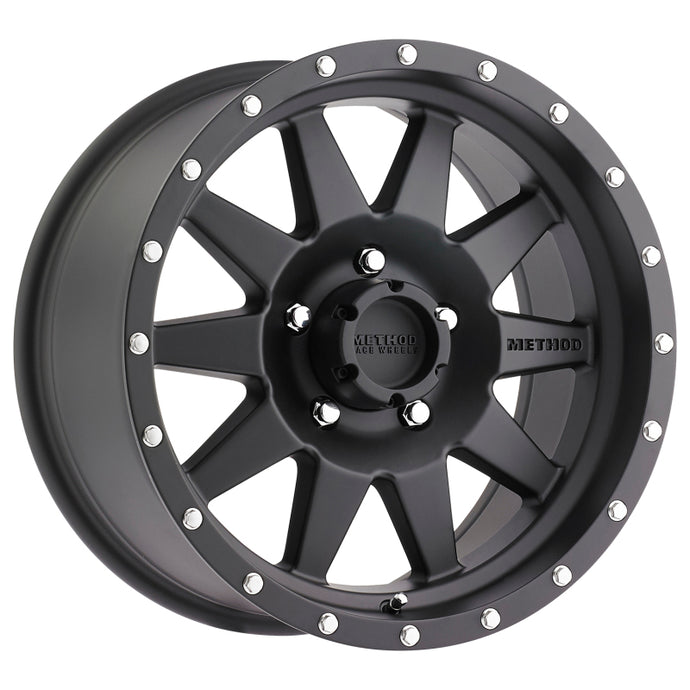 Method | MR301 The Standard 16x8 0mm Offset 5x4.5 83mm CB Matte Black Wheel