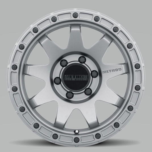 Method | MR317 17x8.5 0mm Offset 6x120 67mm CB Matte Titanium Wheel