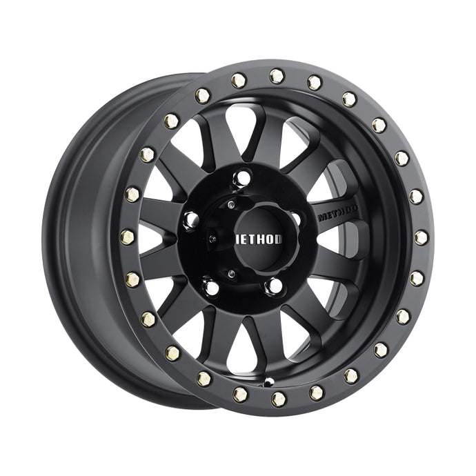 Method | MR304 Double Standard 17x8.5 0mm Offset 5x5 94mm CB Matte Black Wheel