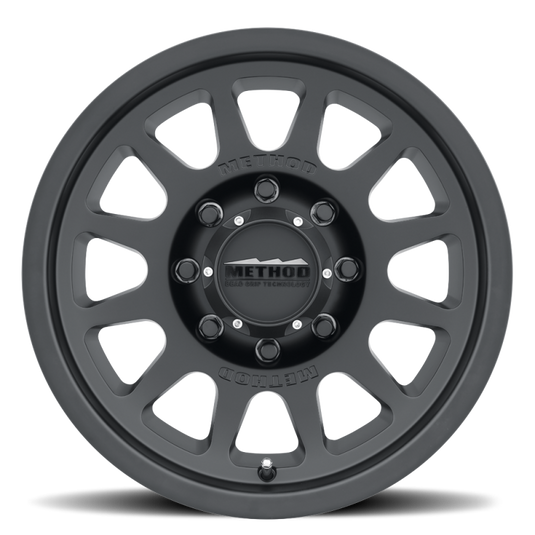 Method | MR703 17x8.5 0mm Offset 8x6.5 130.81mm CB Matte Black Wheel