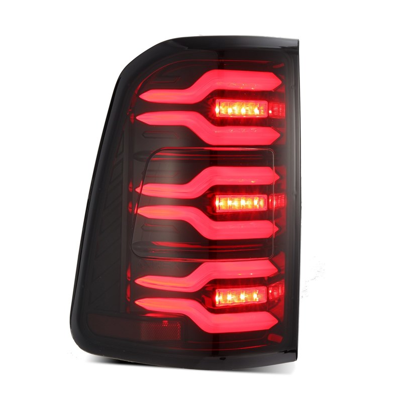 Load image into Gallery viewer, AlphaRex 19-21 Dodge Ram 1500 Luxx-Series LED Tail Lights Black/Red w/Activ Light/Seq Signal
