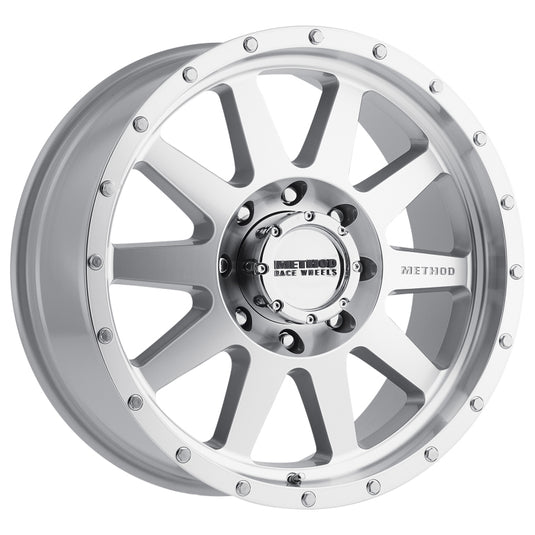 Method | MR301 The Standard 20x9 +18mm Offset 8x170 130.81mm CB Machined/Clear Coat Wheel