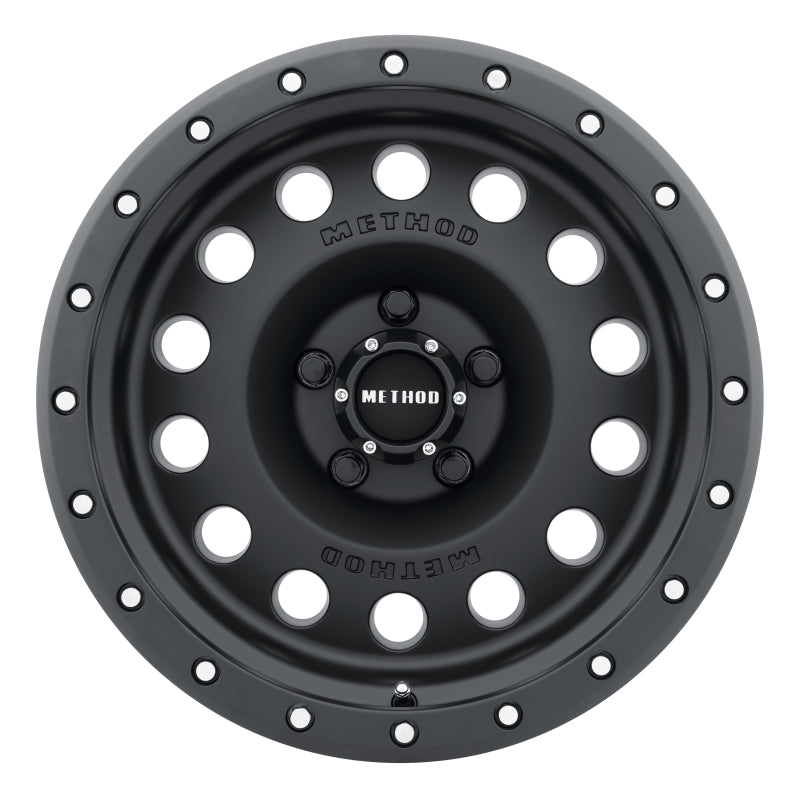 Load image into Gallery viewer, Method | MR307 Hole 17x8.5 0mm Offset 5x5 94mm CB Matte Black Wheel
