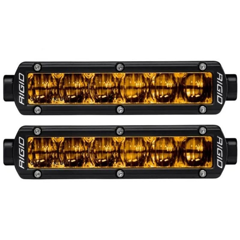 Load image into Gallery viewer, Rigid Industries | 6 Inch SR-Series Pro Dot / SAE Fog Lights (Pair) - Selective Yellow
