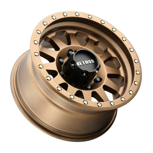 Method | MR304 Double Standard 17x8.5 0mm Offset 8x6.5 130.81mm CB Method | Bronze Wheel