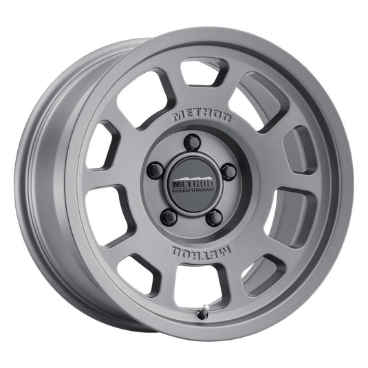 Method | MR705 17x8.5 0mm Offset 5x5 71.5mm CB Titanium Wheel