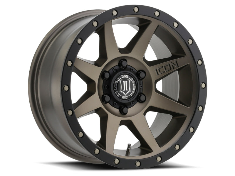 Load image into Gallery viewer, ICON Rebound 18x9 6x5.5 0mm Offset 5in BS 106.1mm Bore Bronze Wheel
