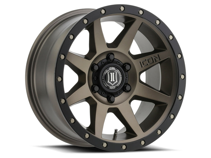 ICON Rebound 17x8.5 6x5.5 25mm Offset 5.75in BS 95.1mm mm Bore Bronze Wheel