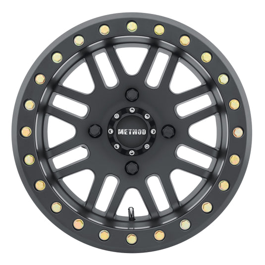 Method | MR406 UTV Beadlock 15x8 4+4/0mm Offset 4x136 106mm CB Matte Black w/BH-H24100 Wheel