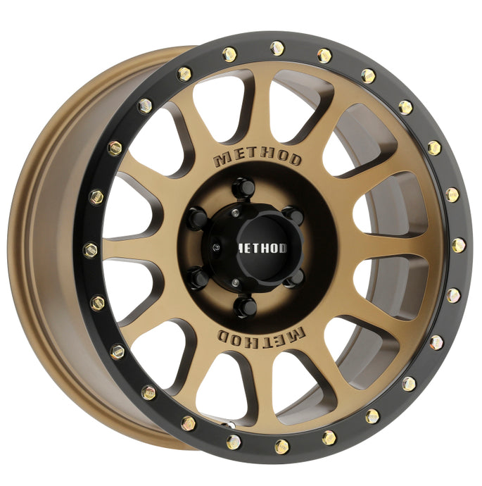 Method | MR305 NV 20x10 -18mm Offset 6x5.5 108mm CB Method | Bronze/Black Street Loc Wheel