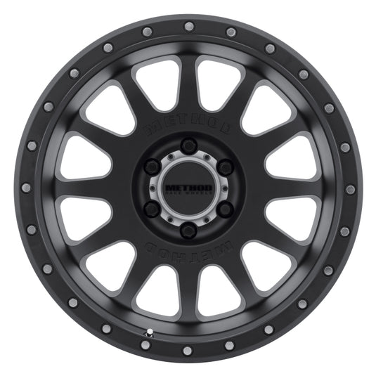 Method | MR605 NV 20x12 -52mm Offset 6x5.5 106.25mm CB Matte Black Wheel