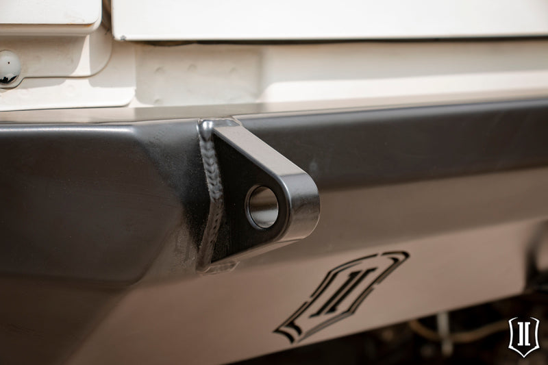 Load image into Gallery viewer, ICON 07-18 Jeep Wrangler JK Comp Series Rear Bumper w/Hitch/Tabs
