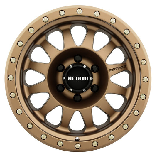 Method | MR304 Double Standard 17x8.5 0mm Offset 6x5.5 108mm CB Method | Bronze Wheel